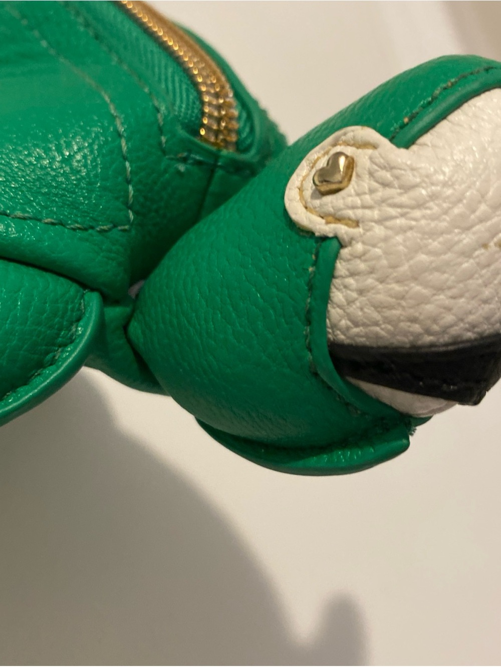Betsey Johnson Turtley Awesome Green Wristlet Clutch - Picture 5 of 13
